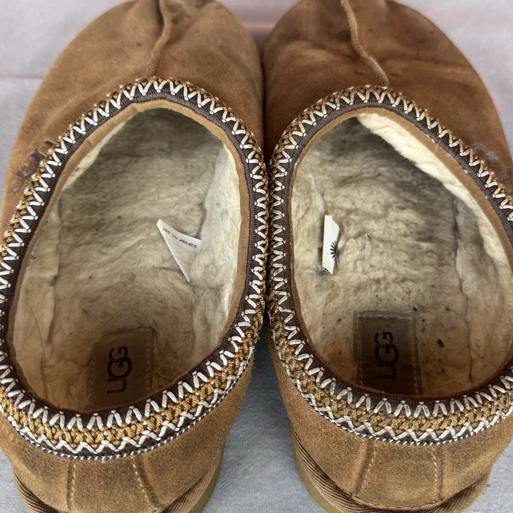 Size 13 - Uggs Tasman Men's‎ Chestnut Authentic Slip On Shoe Boots 5950